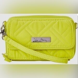 Vera Bradley All In One Crossbody Geranium in LEMONGRASS